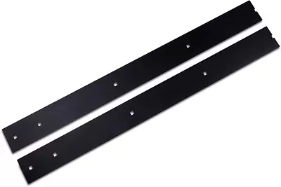 Moose Utility Black ATV UTV 66  Heavy Duty Steel Snow Plow 2 Piece Wear Bar • $54.95