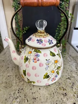 Mackenzie-Childs Wildflowers 2 Quart Teapot  Pre-Owned • $100
