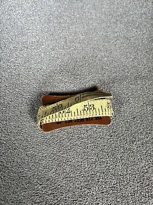 Vintage Van Wert Mfg. Co. 60’ Cloth Tape Measure • $17.95