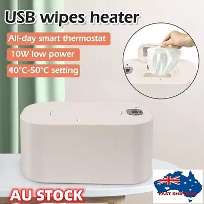 Intelligent Baby Wipes Warmer Wipe Heater Wet Dispenser Holder Heating Box AU • $24.69