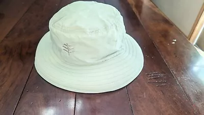 Coolibar Hat One Sized Fits Boating Beach Bucket Beige Polyester • $15.95