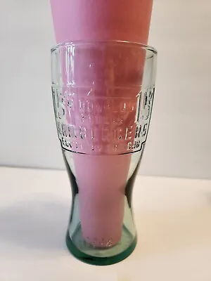 McDonald's Famous 15 Cent Hamburger Green Tint Drinking Glass Retro Series 1948 • $11.77