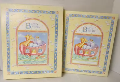 VTG 1996 C.R. Gibson Cathy Heck  Baby's Story  Memory Book -Noah's Ark-58 Pages • $14.95