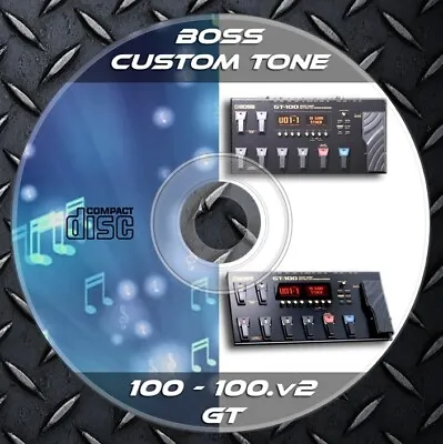 Patches BOSS GT-100 & GT 100v2. Multi Effects Processor. Preset Tone Library • $16.49