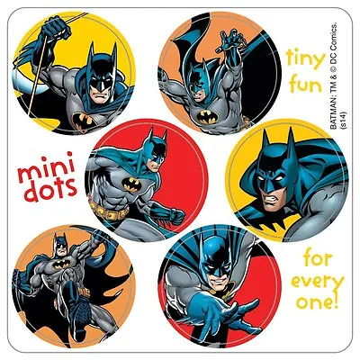 Batman Stickers - 48 Dots - Party Loot Reward Charts - Birthday Party Supplies • $4.60