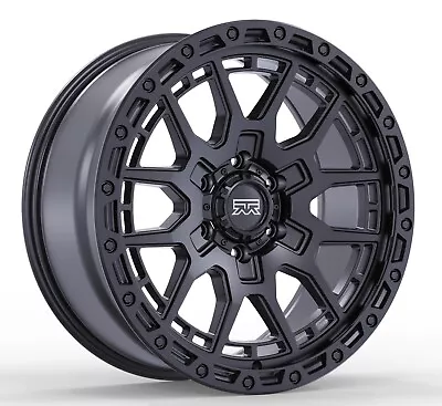 4 New 18x9 Mudder Trucker MT678 Resolve Matte Black 6x135 ET12 Wheel Rim • $634.22