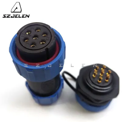 SP21 7pin Waterproof Connector15A Power Wire Cable Connector Male And Female • $5.59