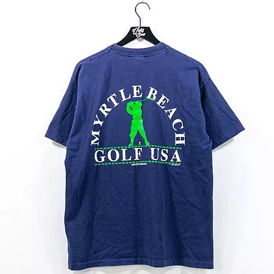 1997 Myrtle Beach Golf T-Shirt XL VTG 90s South Carolina Preppy • $19.97