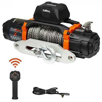 Prowinch Electric Waterproof Winch 13500 Lbs Synthetic Rope Aluminum Wireless • $873.23