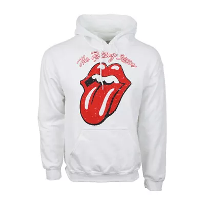 The Rolling Stones Mens White Pullover  Hoody  • $29.50