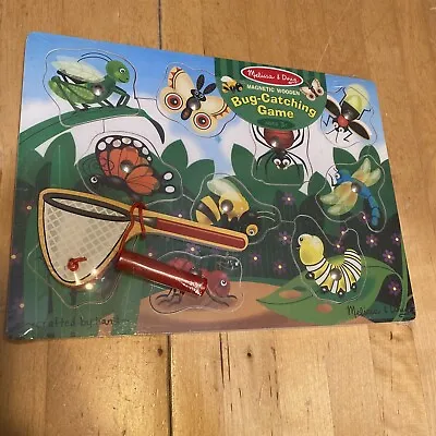 Melissa & Doug Puzzle Bug Catching Game Magnetic 10 Pieces And “Net” SEALED • $20