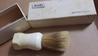 Vintage Shaving Brush  Made Rite  500  With Box  • $8.99