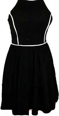 Womens Summer Dress Black White Trim Size XXS Supre • $6.49