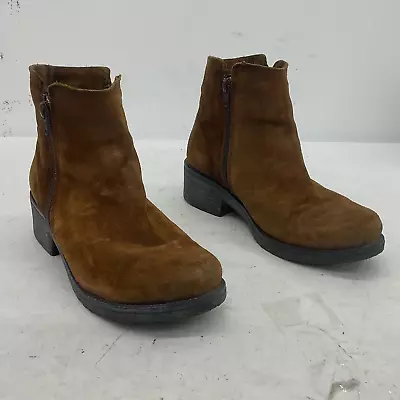 Naot Brown Leather Bootie - Women's Size 8 • $37.80