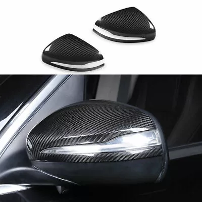 For Benz 2019-2022 G-Class Real Carbon Fiber Car Rearview Mirror Cover Trim 2pcs • $222.57