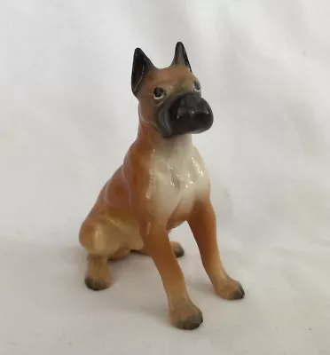 Hagen Renaker Sitting Boxer Dog • $11