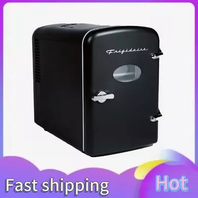 Frigidaire Portable Retro 6-can Mini Fridge EFMIS129 Black，Portable • $34.19