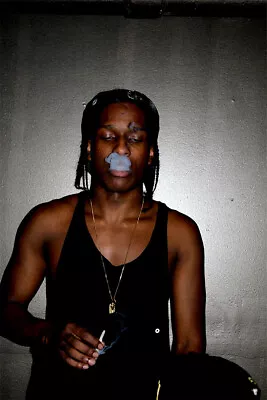 Smoking Asap Rocky Hot Rap Hip Hop Music Singer Wall Art Home - POSTER 20x30 • $23.99