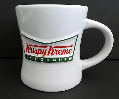 KRISPY KREME Doughnuts Coffee Mug Heavy Restaurant Retro Donuts Cup 12oz NWOT • $17.21