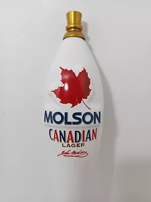 Molson Canadian Red Maple Leaf Lager Beer Tap Pull Handle • $40.05