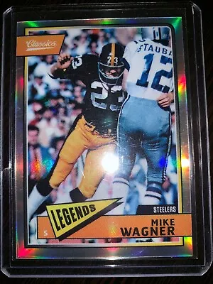 2018 Classics Blank Back Mike Wagner Pittsburgh Steelers 13/35 • $2