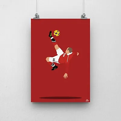 Wayne Rooney Poster Manchester United Football Print • $8.08