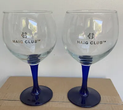 2 X (Hard To Find) Haig Club Whisky Balloon 62cl Glasses • £14.99