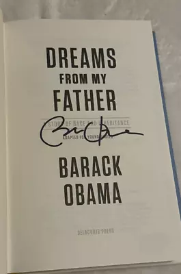 President Barack Obama ✎ Signed Autographed ✎ Dreams From My Father Book Auto • $999.99