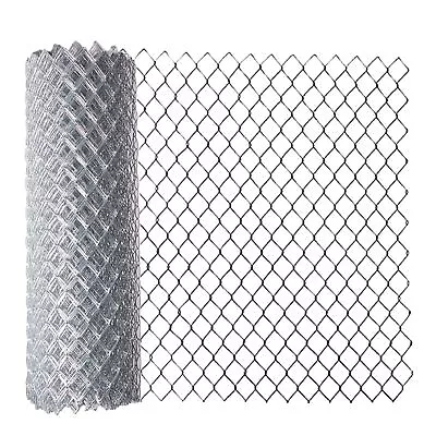 ALEKO Galvanized Steel 6 X 50 Feet Roll Chain Link Fence Fabric 11.5-AW Gauge • $251.10