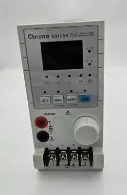 Chroma 63105A DC Electronic Load Module 500V / 10A - CALIBRATED • $350