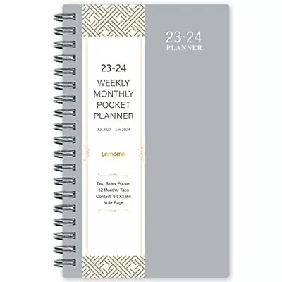 2023-2024 Pocket Planner/Calendar - A6 Size Weekly & Monthly Pocket Planner • $6.14