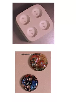 Little Fritters HOLEY BUTTONS 87 Quality Ceramic Glass Casting Mold USA Made • $23.77