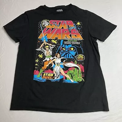 Vintage Y2K Star Wars Mad Engine Graphic T-shirt Sz M • $15.97