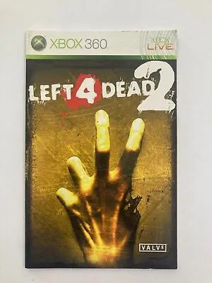 Left 4 Dead 2 - XBOX 360 - Manual Only - No Game • $3