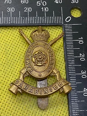 WW1 British Army Carribiniers Regiment Cap Badge • $29.69