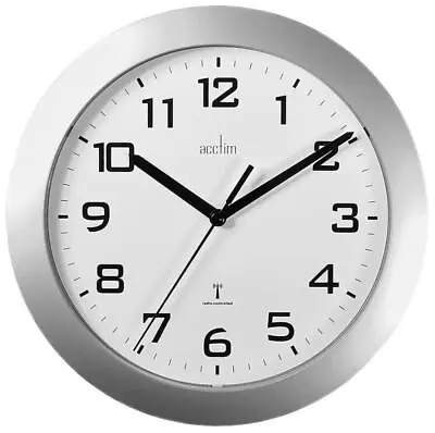 Peron 23cm Radio Controlled Analogue Wall Clock - 74367 • £32.09