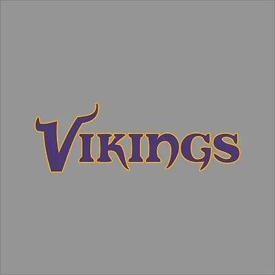 Minnesota Vikings #3 NFL Team Logo Vinyl Decal Sticker Car Window Wall Cornhole • $14.20