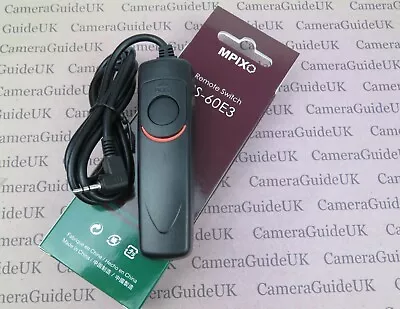 Remote Control Shutter RS-60E3 Release For Sigma SD15 SD14 SD10 SD9 SD150 • £19.55