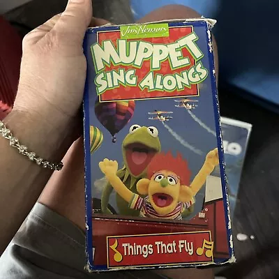 Jim Hensons Muppets Sing Alongs Things That Fly (VHS 1996) • $19