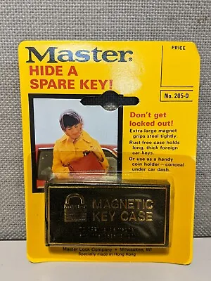 Vintage Master 205-d Magnetic Key Case Hide A Spare Key • $2.99