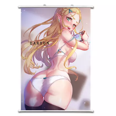 The Legend Of Zelda Princess Wall Scroll Poster Free Shipping（24'' X 35''） • $20