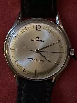Vintage Hamilton Thin-O-Matic 17J Automatic Mens Watch Micro Rotor 663 • $275