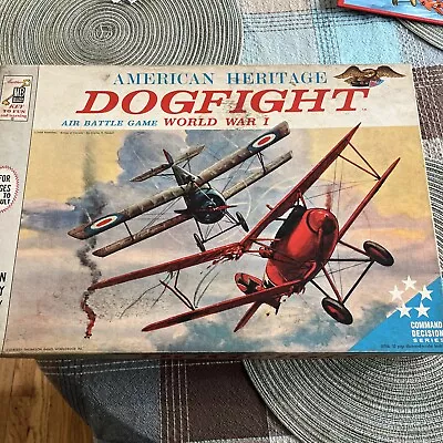 Vintage 1963 American Heritage Dogfight Air Battle WWI Board Game • $18