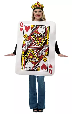 Ladies Queen Of Hearts Costume Adult Fancy Dress Outfit World Book Week Day  • £16.99