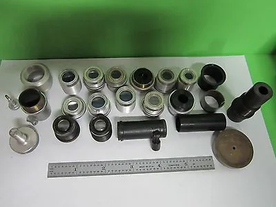 Lot Parts For Gaertner Microscope Objectives + Other Parts As Is Bin#t5-44 • $539