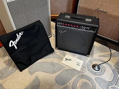 Vintage 1980s Fender Champ 12 1x12 Tube Guitar Amp Combo With Cover • $499.99