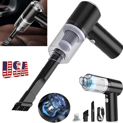 $12.95 • Buy Cordless Handheld Vacuum Cleaner Wireless Small Mini Portable Car Auto Home 120W