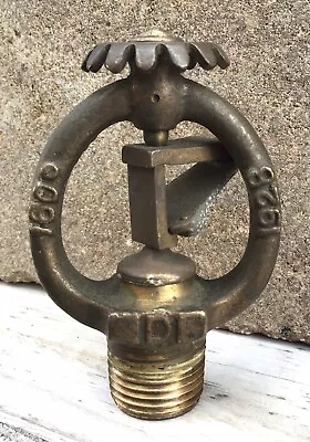 Antique Vintage Brass 1928 Rockwood Fire Sprinkler Head Model D 160* Worchester • $12.95