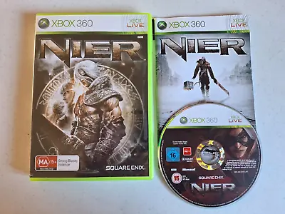 Nier Xbox 360 PAL Complete With Manual NM Disc Tracked Postage JRPG RPG • $39.95