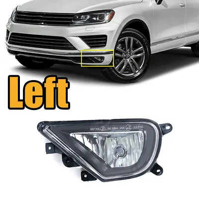 Left Front Bumper Fog Light Spot Lamp Clear For Volkswagen Touareg 2016-2018 • $37.62